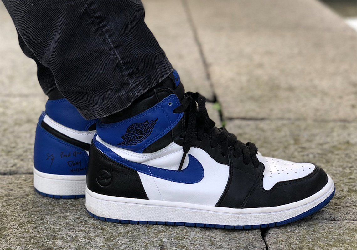 fragment design Air Jordan 1 Mismatched 