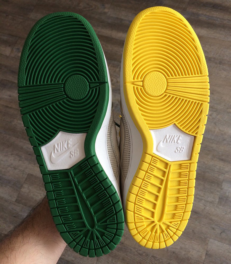 Ishod Wair Nike Sb Dunk Low Green Yellow 3