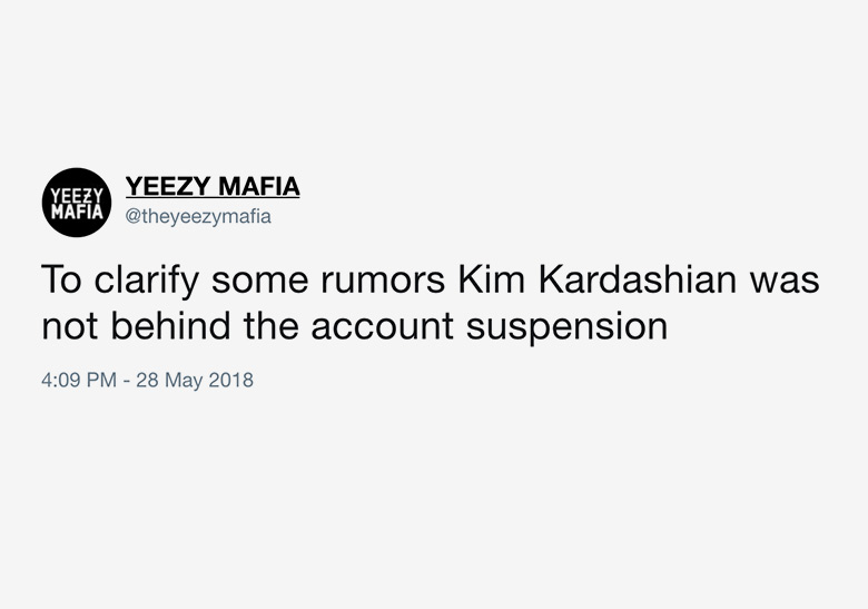 Yeezy Mafia Returns To Twitter, Clears Air About Suspension And Kim Kardashian