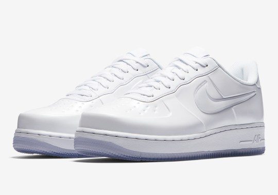 Triple White Dawns On The Nike Air Force 1 Foamposite