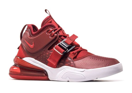 Nike Adds Red Croc Prints On The Air Force 270