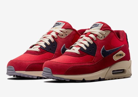 The Nike Air Max 90 With Chenille Swoosh Logos Arrives In July