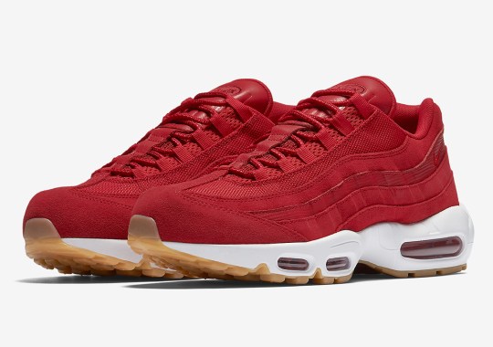 Nike Air Max 95 Premium Arrives In Sail And Gym Red