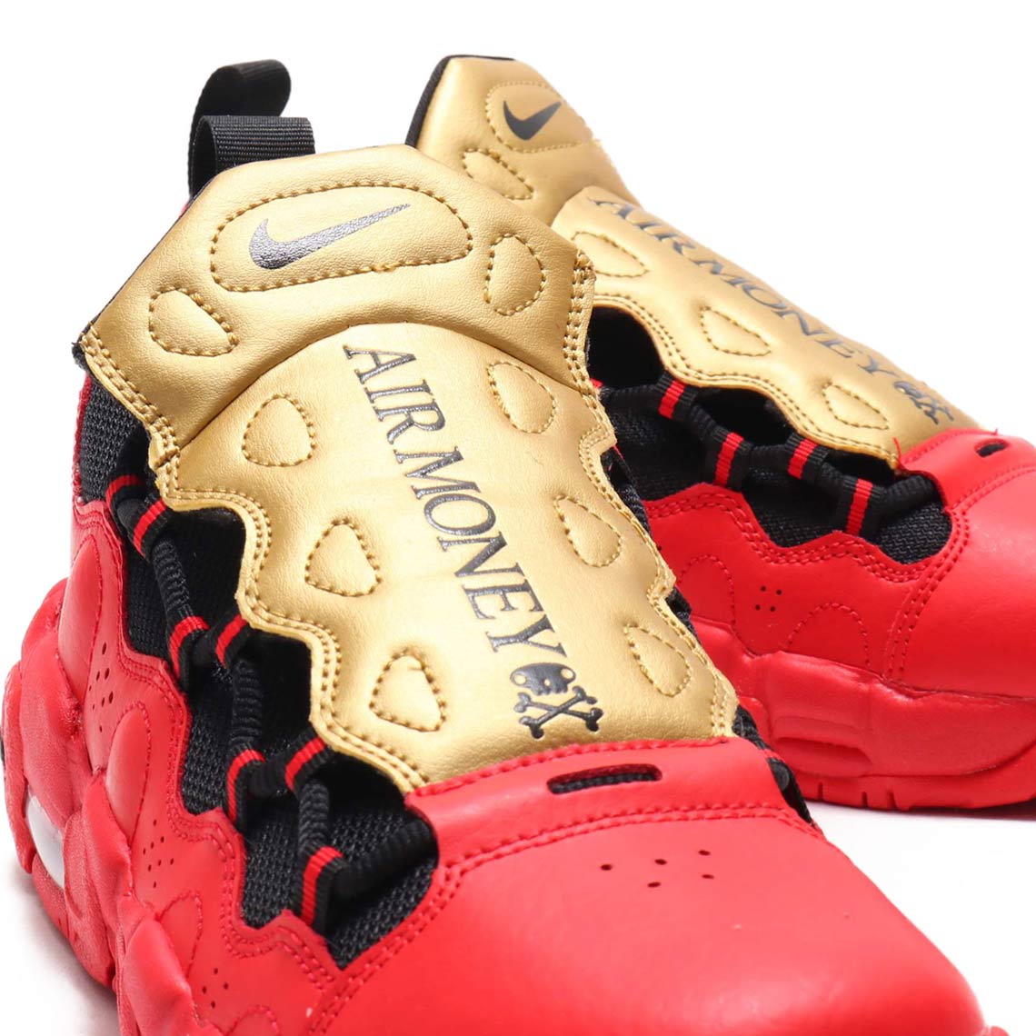 Nike Air More Money GS Gold/Red AH5215 