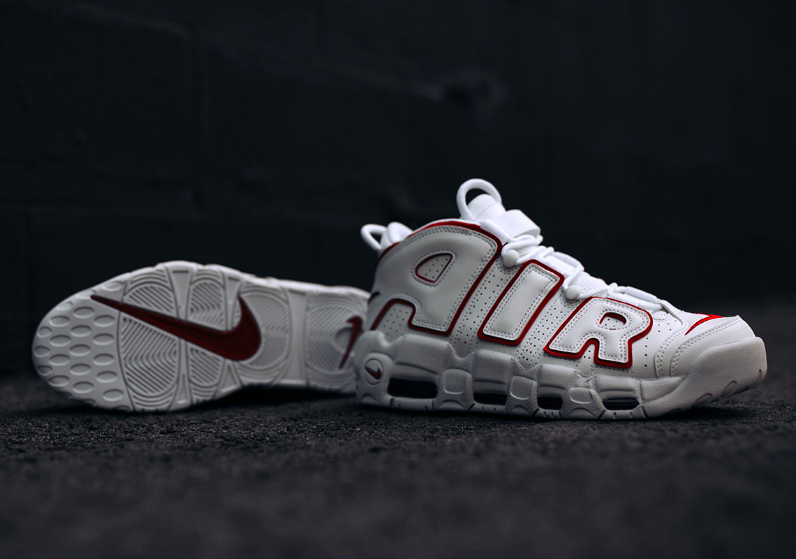 Nike Air More Uptempo White Red 921948 102 5