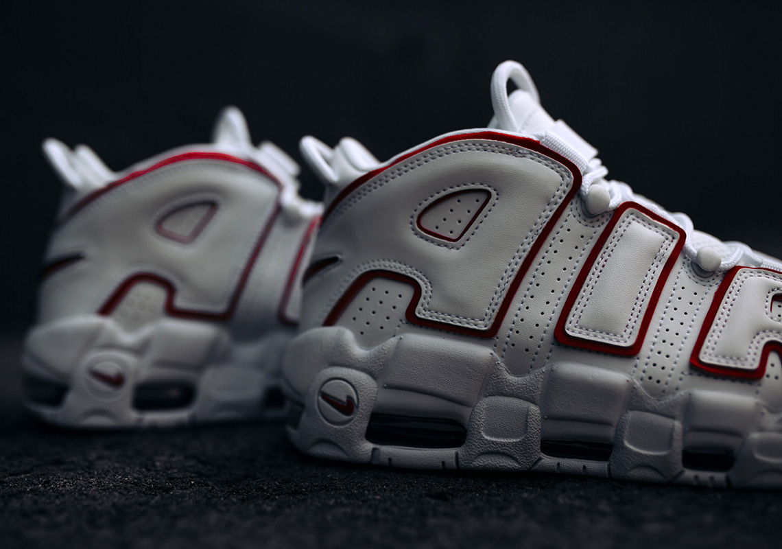 Nike Air More Uptempo White Red 921948-102 Release Info 