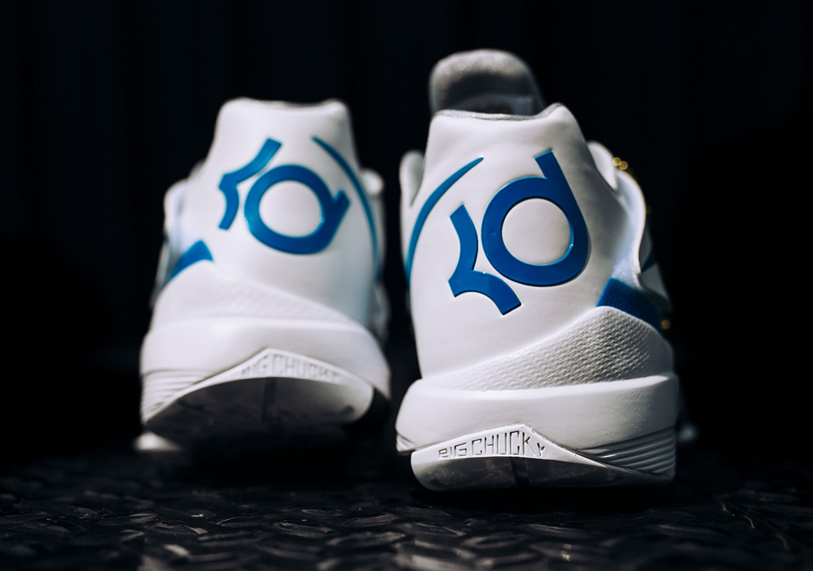 Nike KD 4 IV Thunderstruck White Blue Release Info |