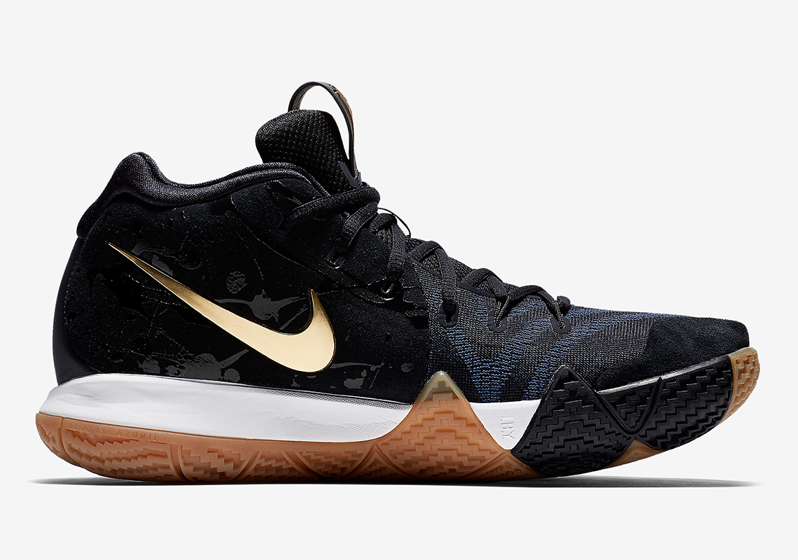 Nike kyrie 4 sale pitch blue metallic gold