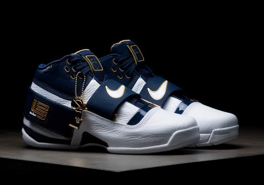 The gold Nike LeBron Soldier “25 Straight” Releases On May 31st