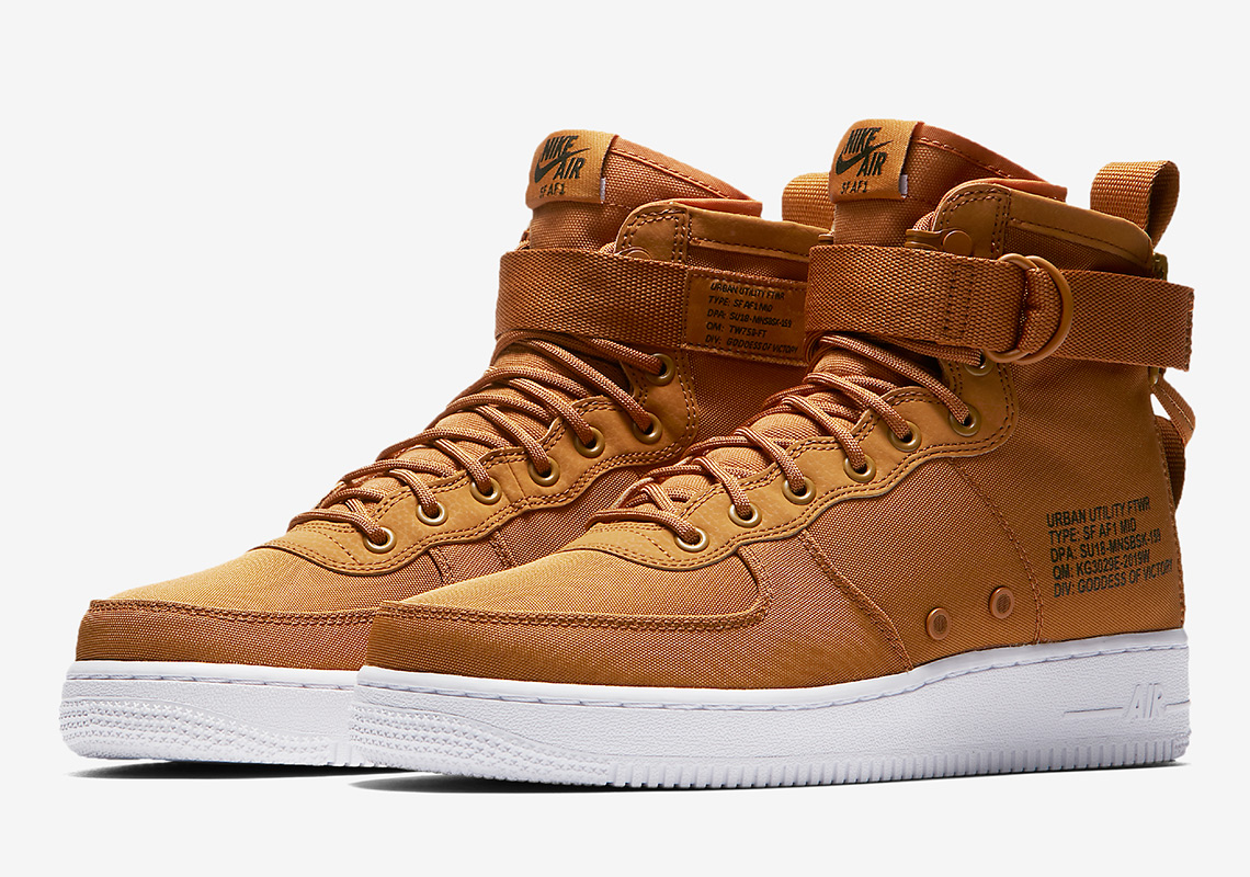 Nike SF-AF1 Mid Desert Ochre 917753-700 | SneakerNews.com