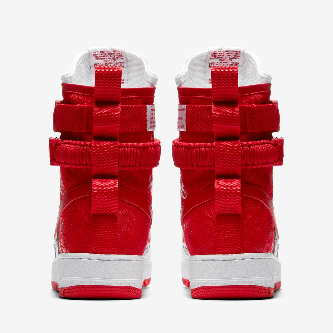 nike sf air force 1 high university red