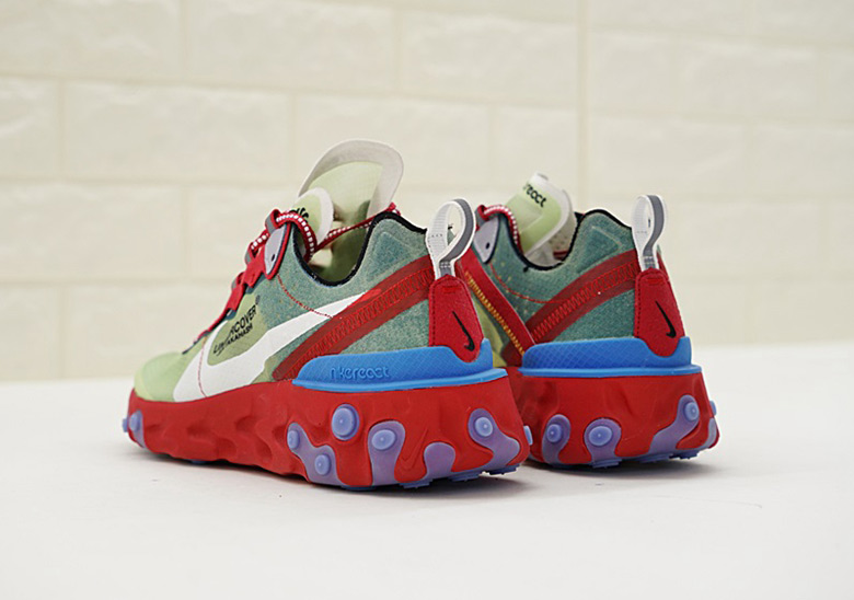 Nike Undercover React Element 87 Red Aq1813 339 4