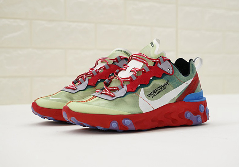 Nike Undercover React Element 87 Red Aq1813339