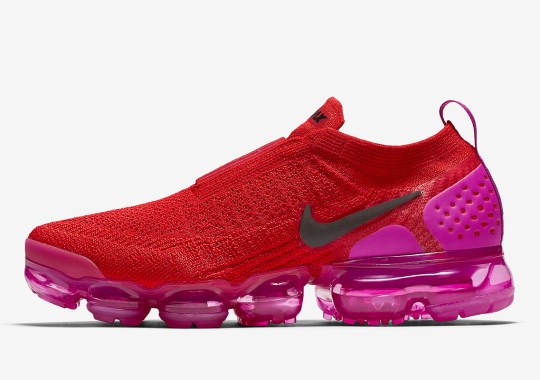 The Nike Vapormax Moc 2 Herd To Arrive In Bold Red And Pink Colorway
