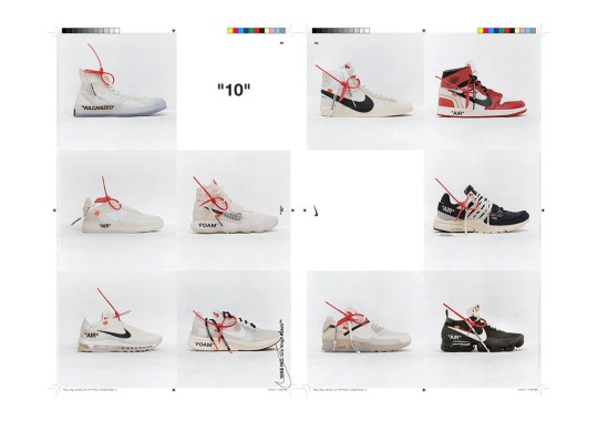 Virgil Abloh And Nike Release An Off-White “The Ten Icons Reconstructed” Book
