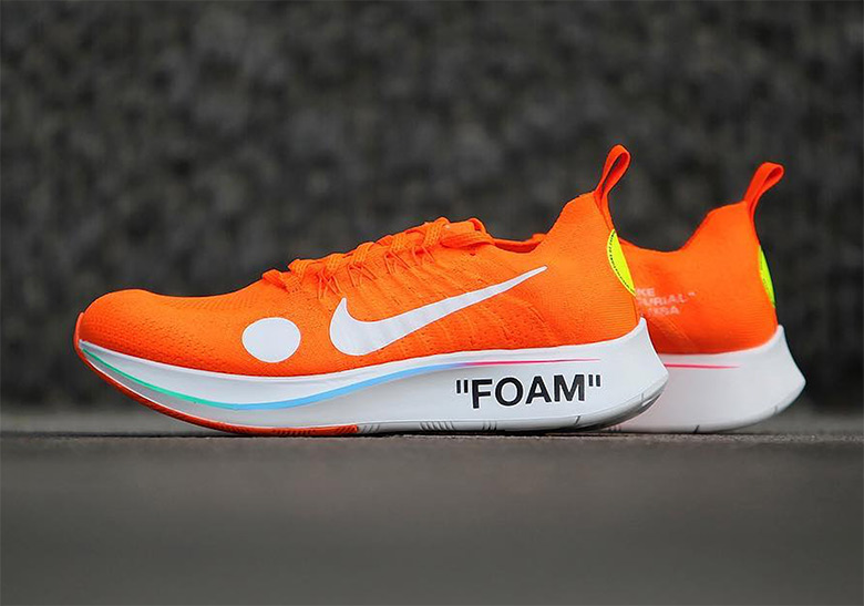 nike zoom fly flyknit off white