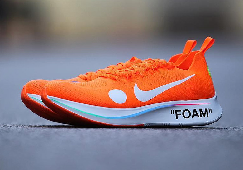 The OFF WHITE x Nike Zoom Fly Mercurial Flyknit Is Releasing Soon