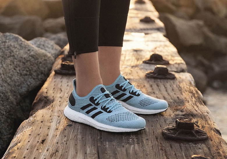 The adidas Speedfactory AM4LA Features Parley's Recycled Ocean Plastics