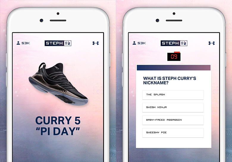 Steph Curry And Under Armour To Launch STEPH-IQ Trivia Game
