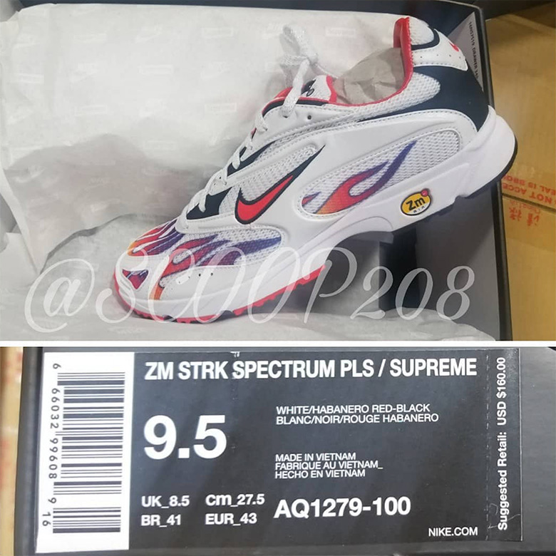 Supreme Nike Zoom Streak Spectrum Plus Release Info