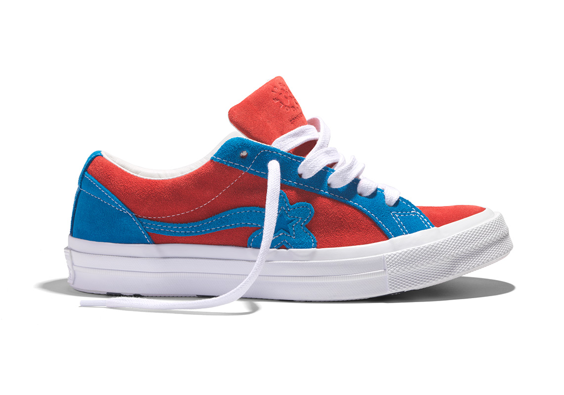 red and blue golf le fleur converse