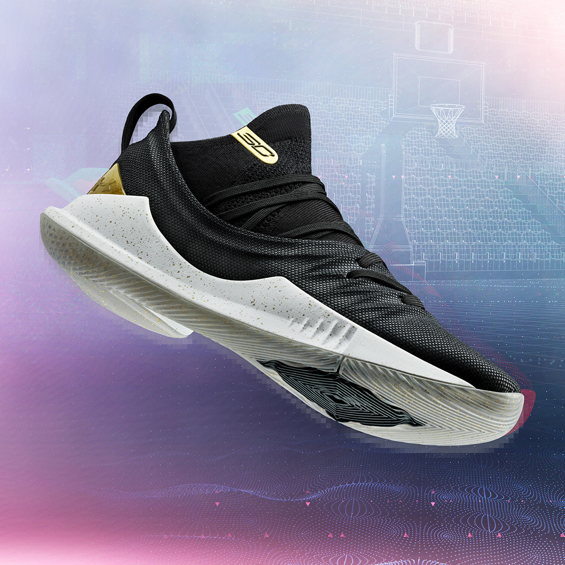 Ua Curry 5 Nba Finals Takeover Black