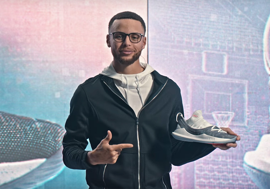curry 5 white neon coral