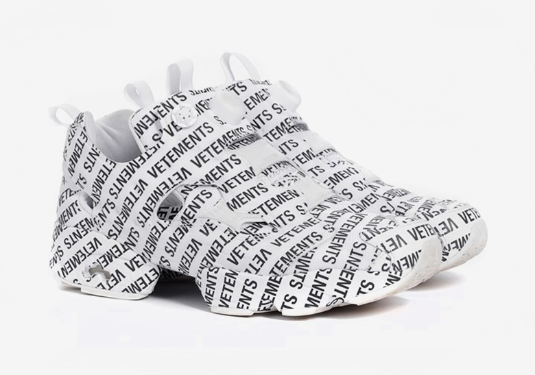 VETEMENTS Reebok Instapump Fury "Monogram" | SneakerNews.com