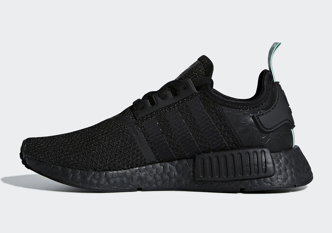 nmd black and mint