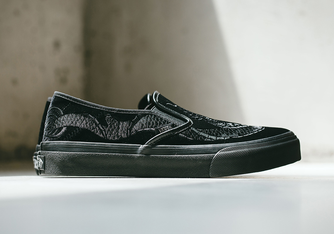 vans dragon slip on