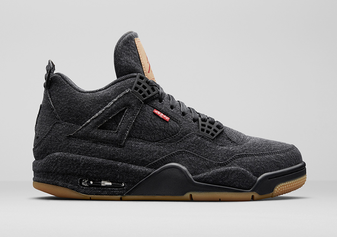 Jordan 4 Levi's - White + Black Release Info | SneakerNews.com