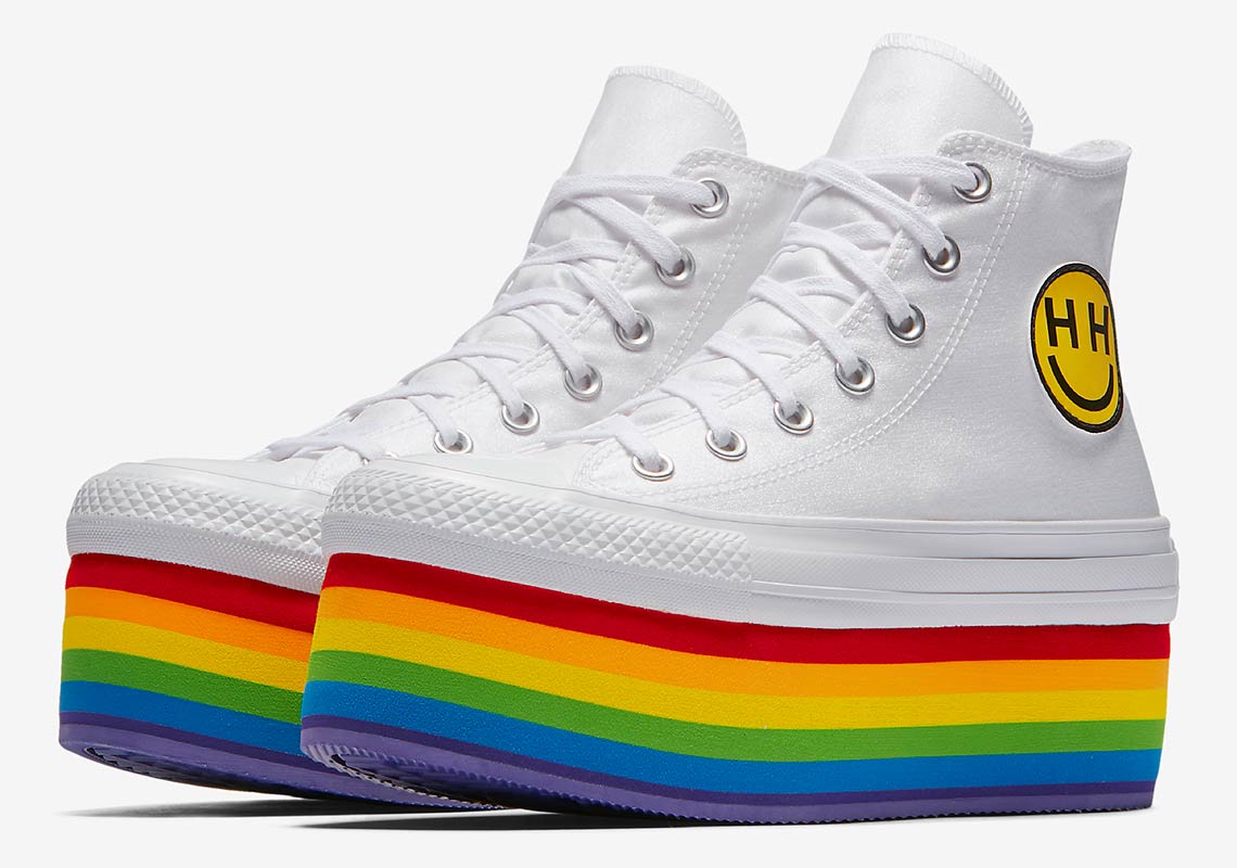 Shop - rainbow colored converse - OFF 