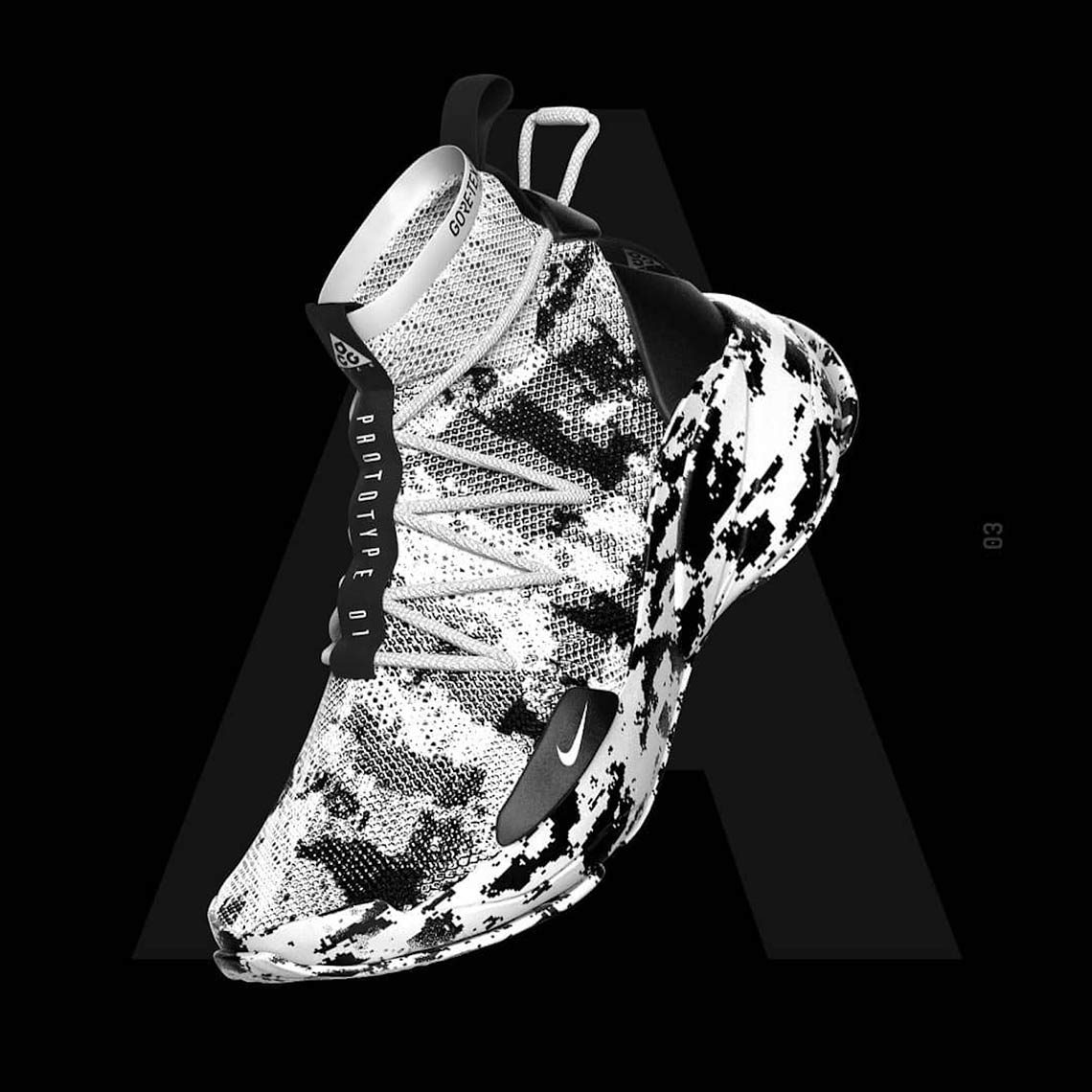 Nike Acg Flyprint Prototype White Black 4