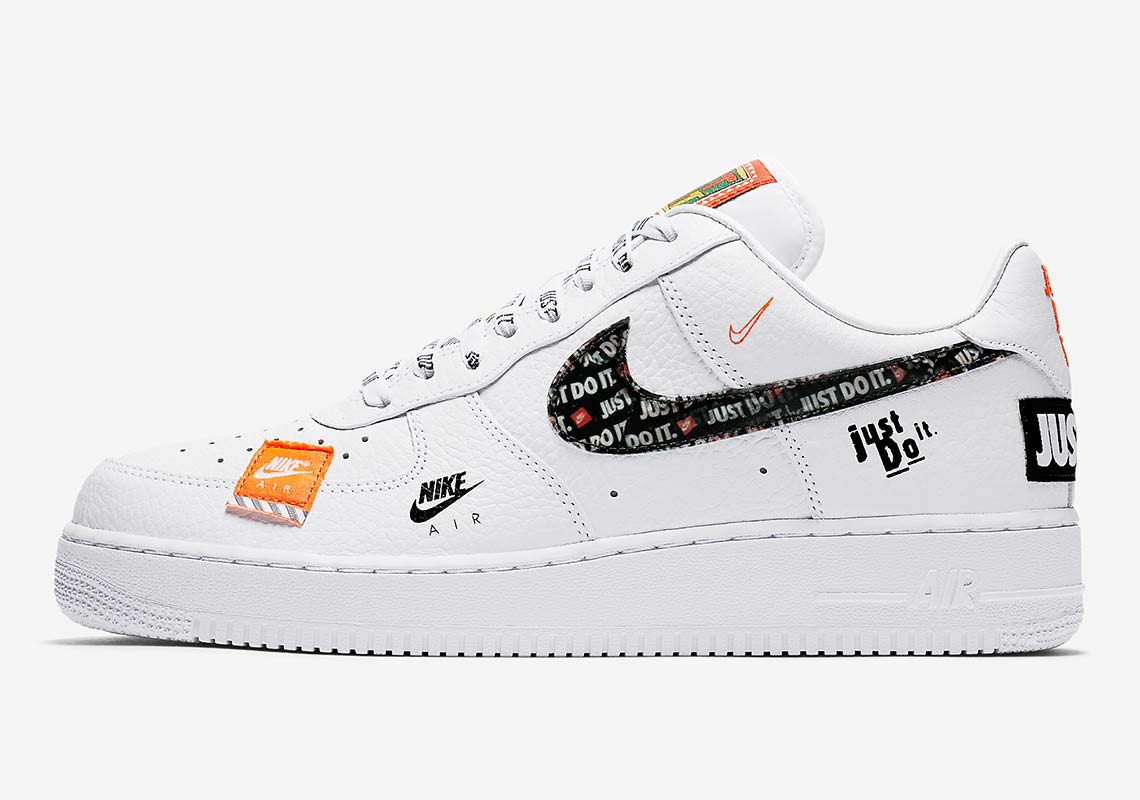 Nike Air Force 1 JDI Collection 'Total Orange & White' Release