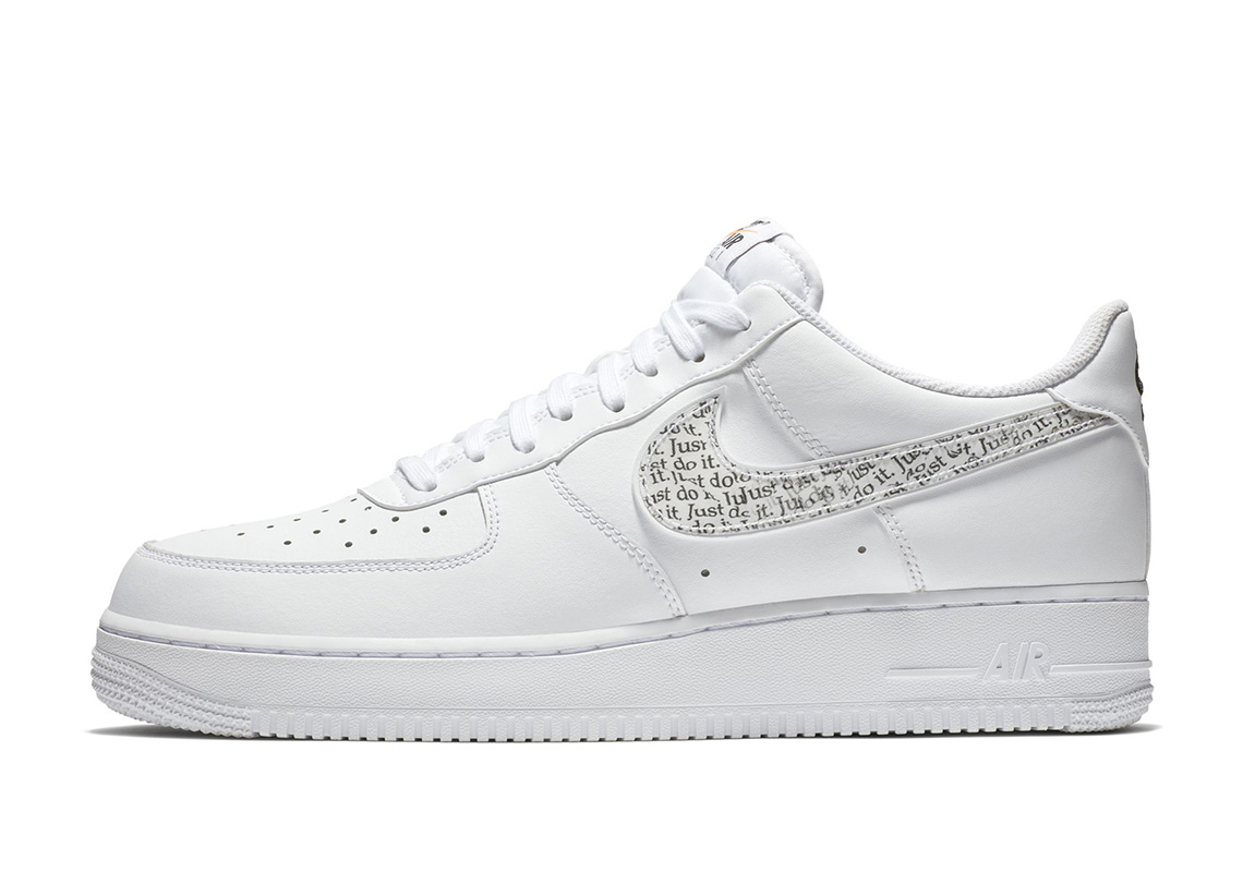 air force 1 low just do it pack white