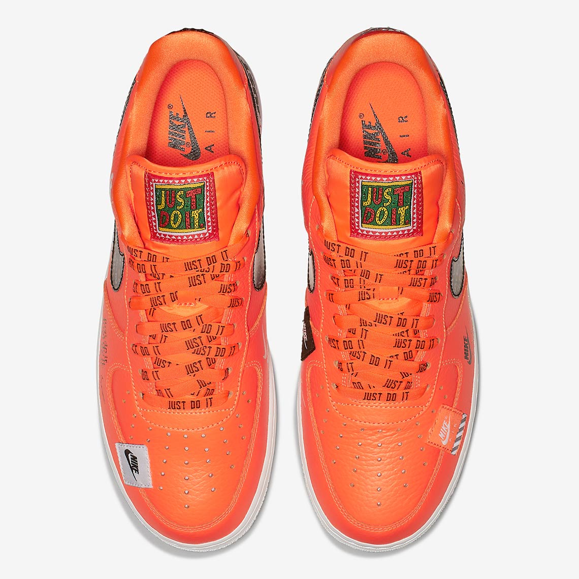 nike air force 1 low just do it pack orange