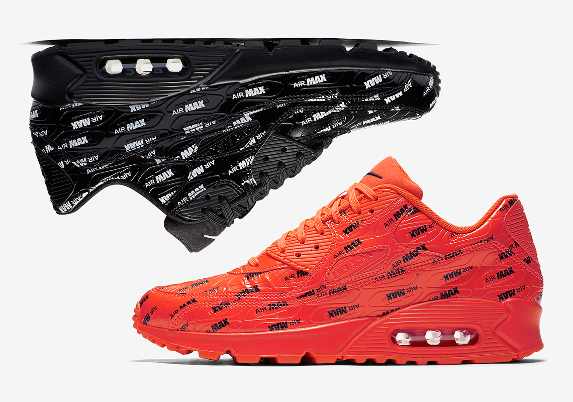 Nike Adds All Over Logos To The Air Max 90