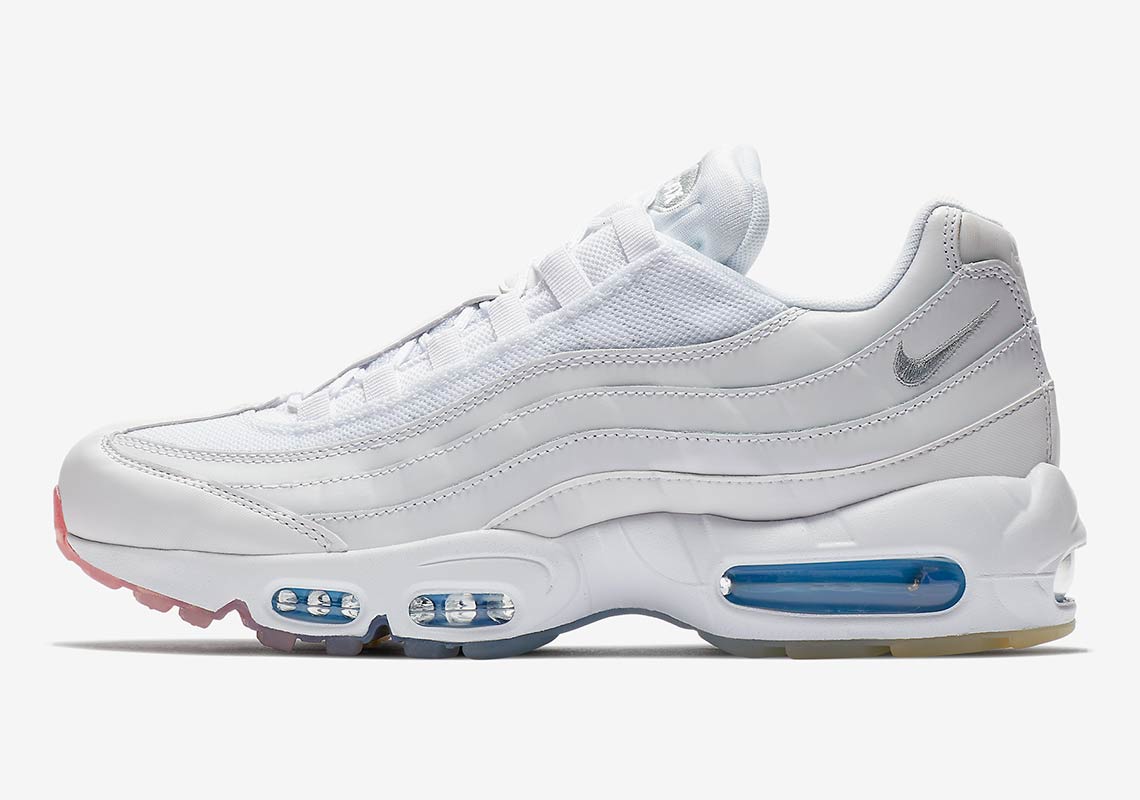 This White Air Max 95 Features A 