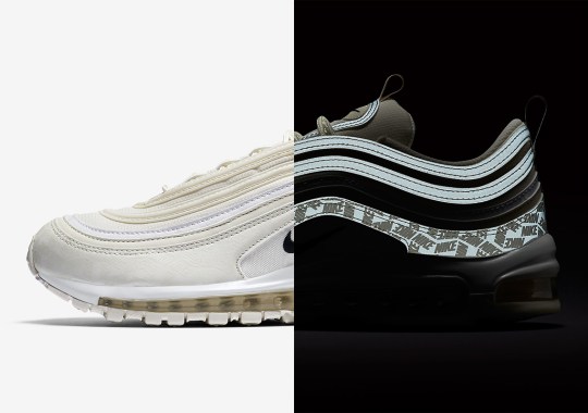 The Nike Air Max 97 “Reflective Logo” Appears In White