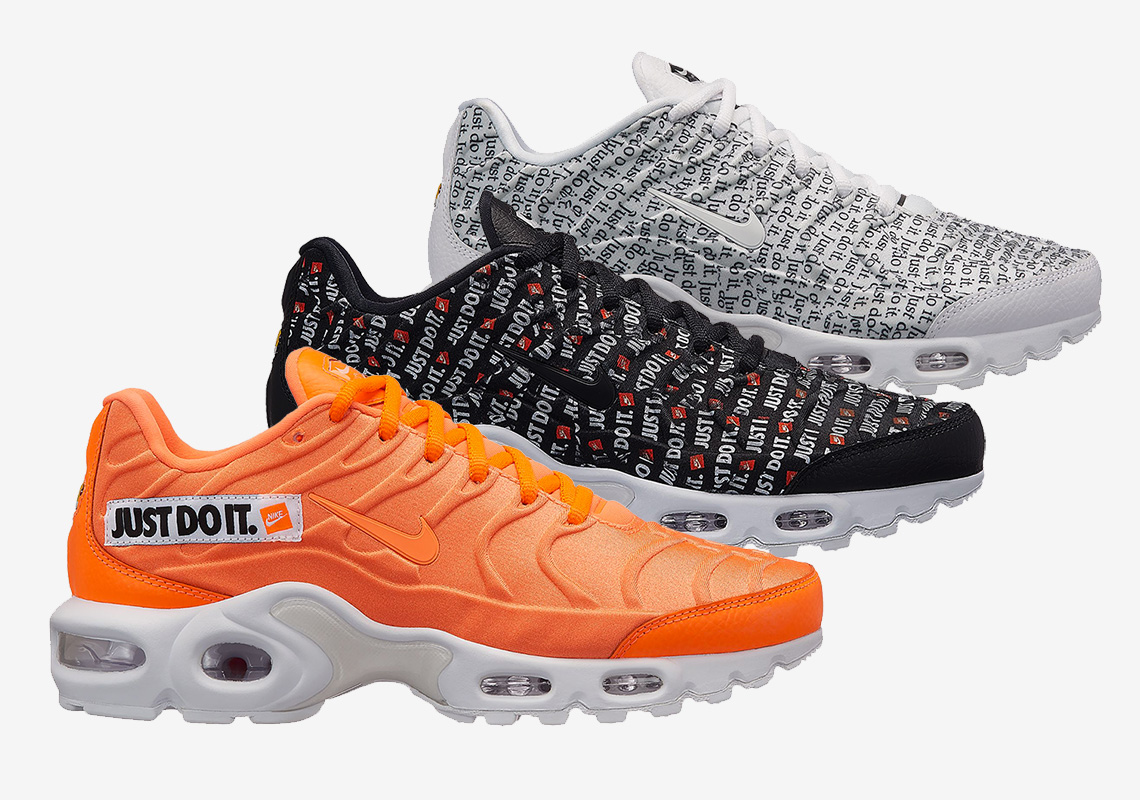 Nike Air Max Plus Joins The "Just Do It" Pack - SneakerNews.com