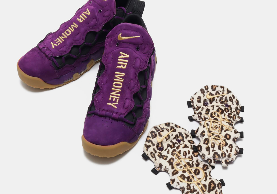 This Nike Air More Money Features Leopard Print