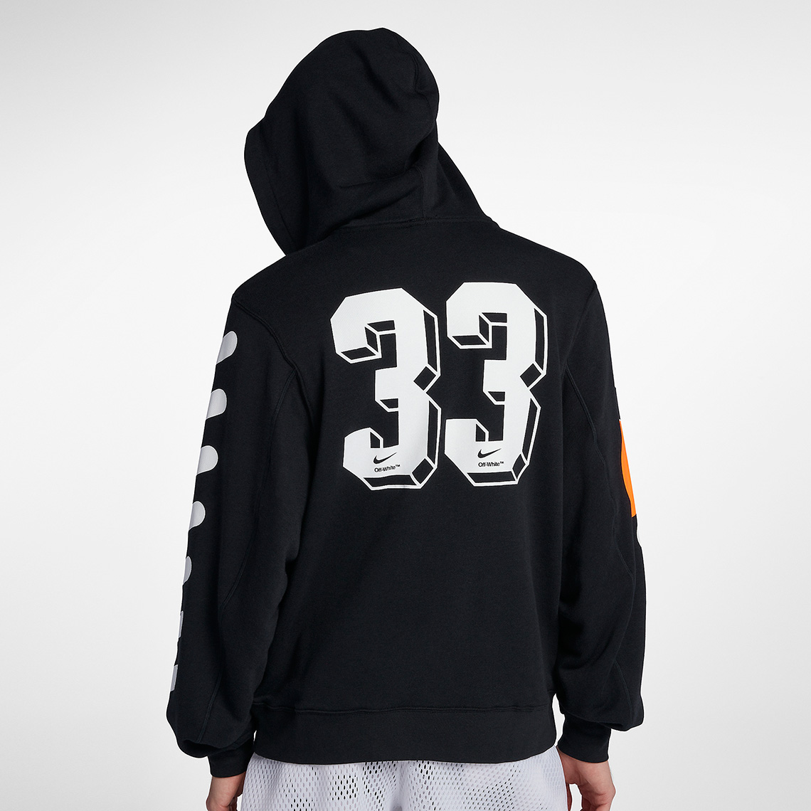 nike and off white hoodie