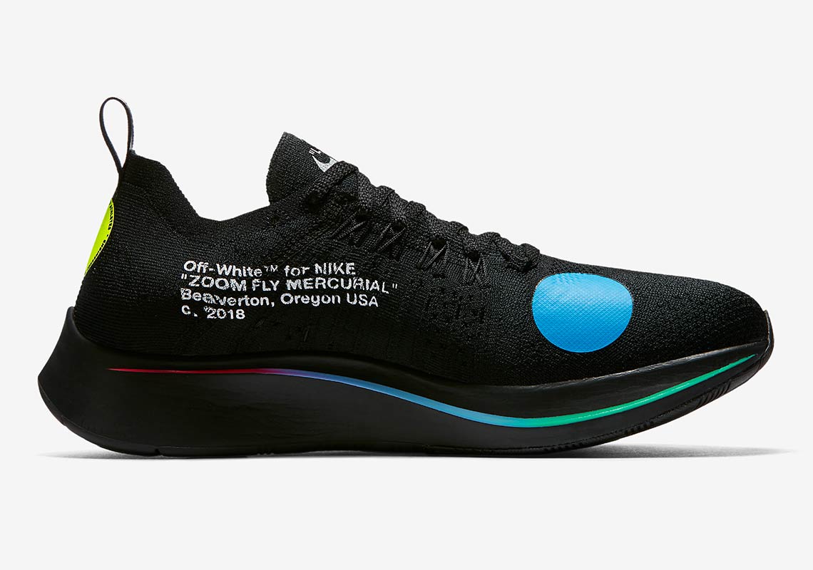 Off White Nike Zoom Fly Mercurial Flyknit Black Ao2115 001 3