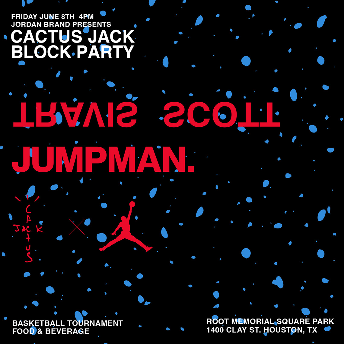 Travis Scott Jordan Houston Block Party