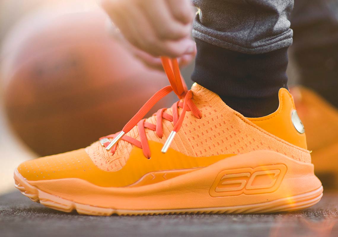 stephen curry orange shoes