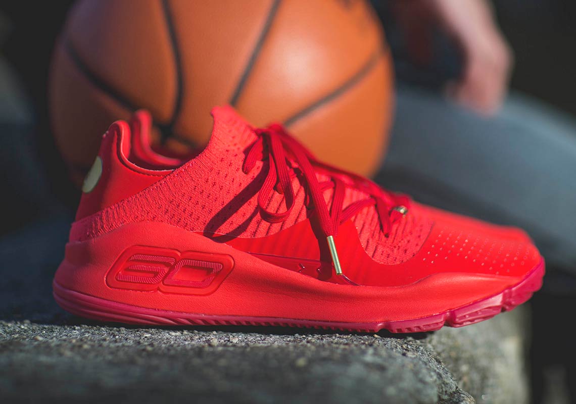 Under Armour Curry 4 Red