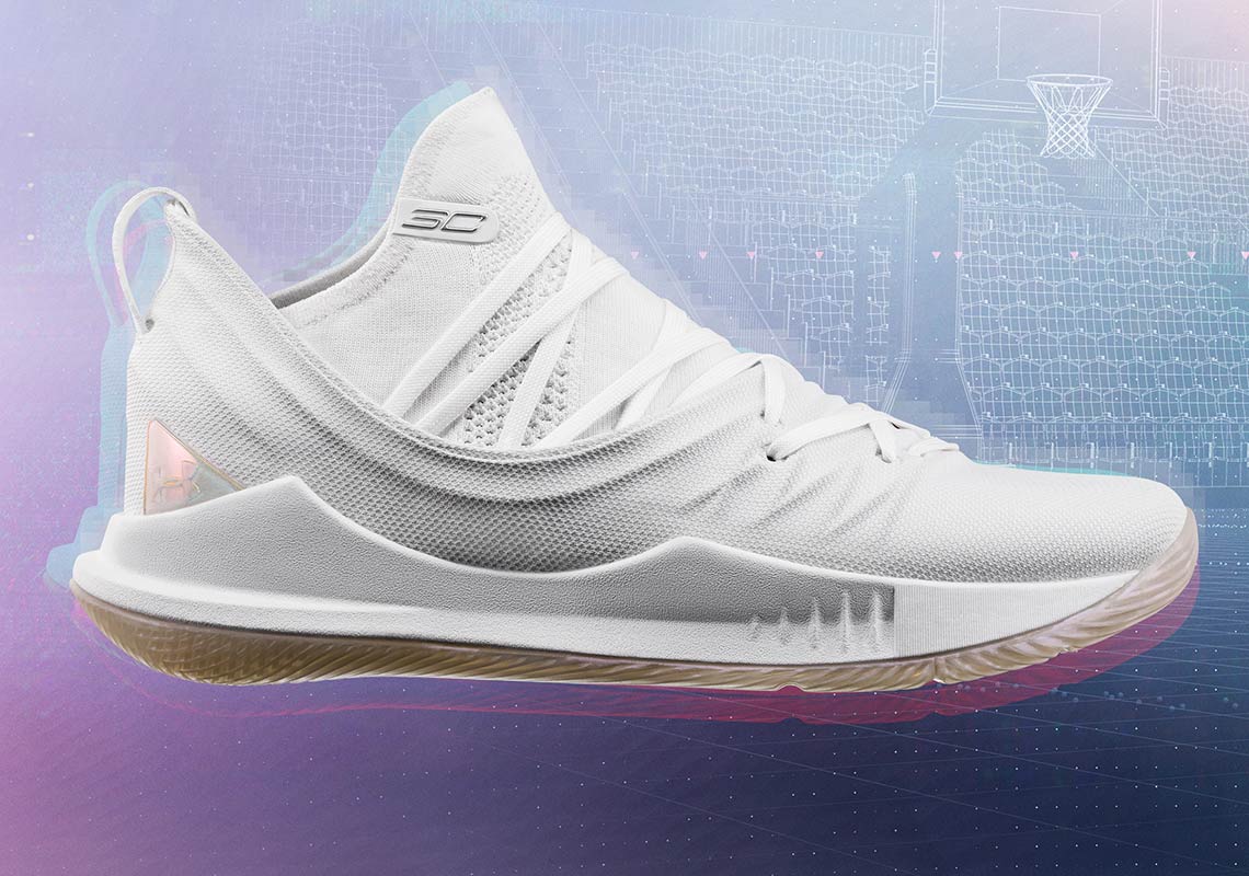 Under Armour Curry 5 Parade White 1