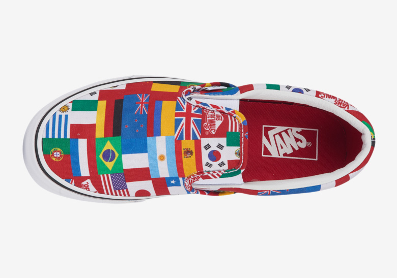 vans with flags on them