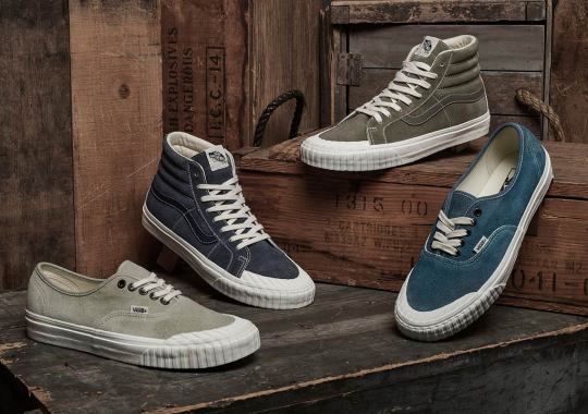 Vans Adds A Vintage Military Look To The Sk8-Hi And Authentic