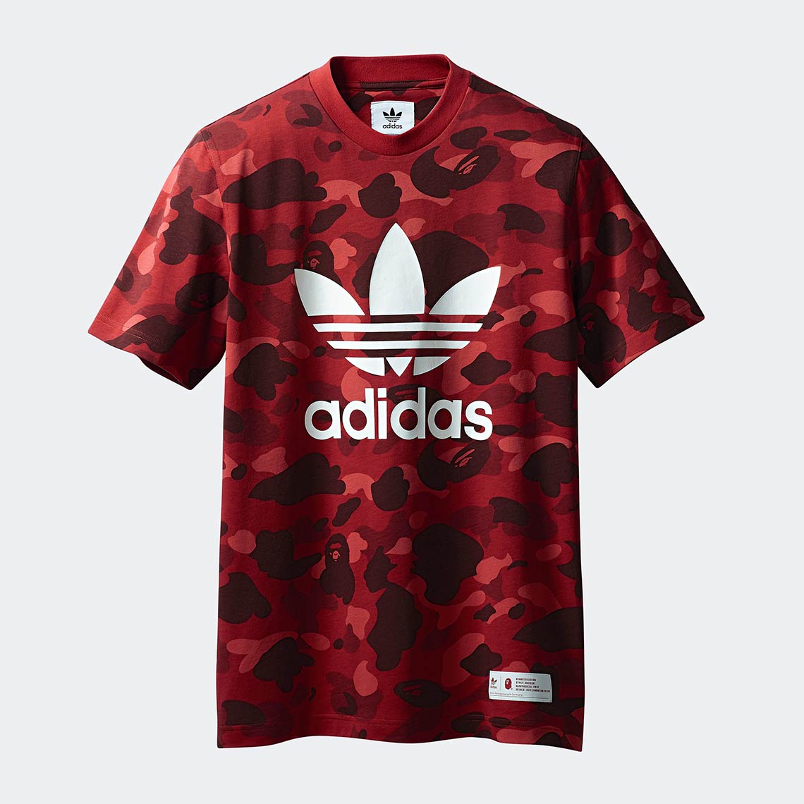 adidas x bape red